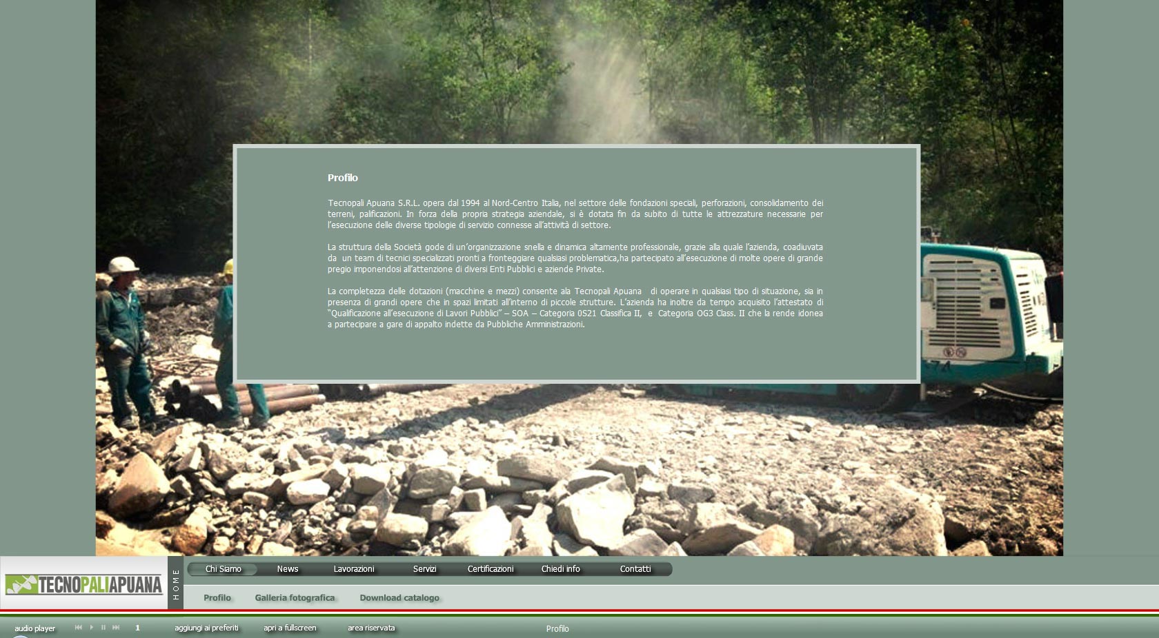 Tecnopali Apuana Website 2011